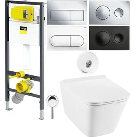 Казанче за вграждане Viega  с тоалетна с биде Rimfree